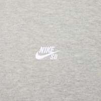 Nike SB Essential Skate Logo Hoodie (Dark Grey Heather / White)