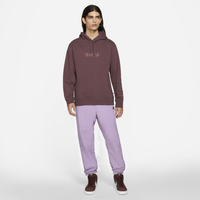Nike SB Premium Fleece Skate Hoodie (Dark Wine / Navy / Pink Salt)