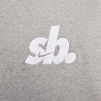 Nike SB Skate Hoodie (Dark Grey Heather / White)