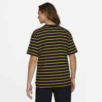 Nike SB Striped Skate Tee (Black / University Gold)