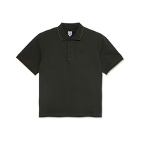 Polar Skate Co. Checkered Surf Polo Shirt (Dirty Black)