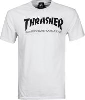 Thrasher Skate Mag Logo Tee (White / Black)